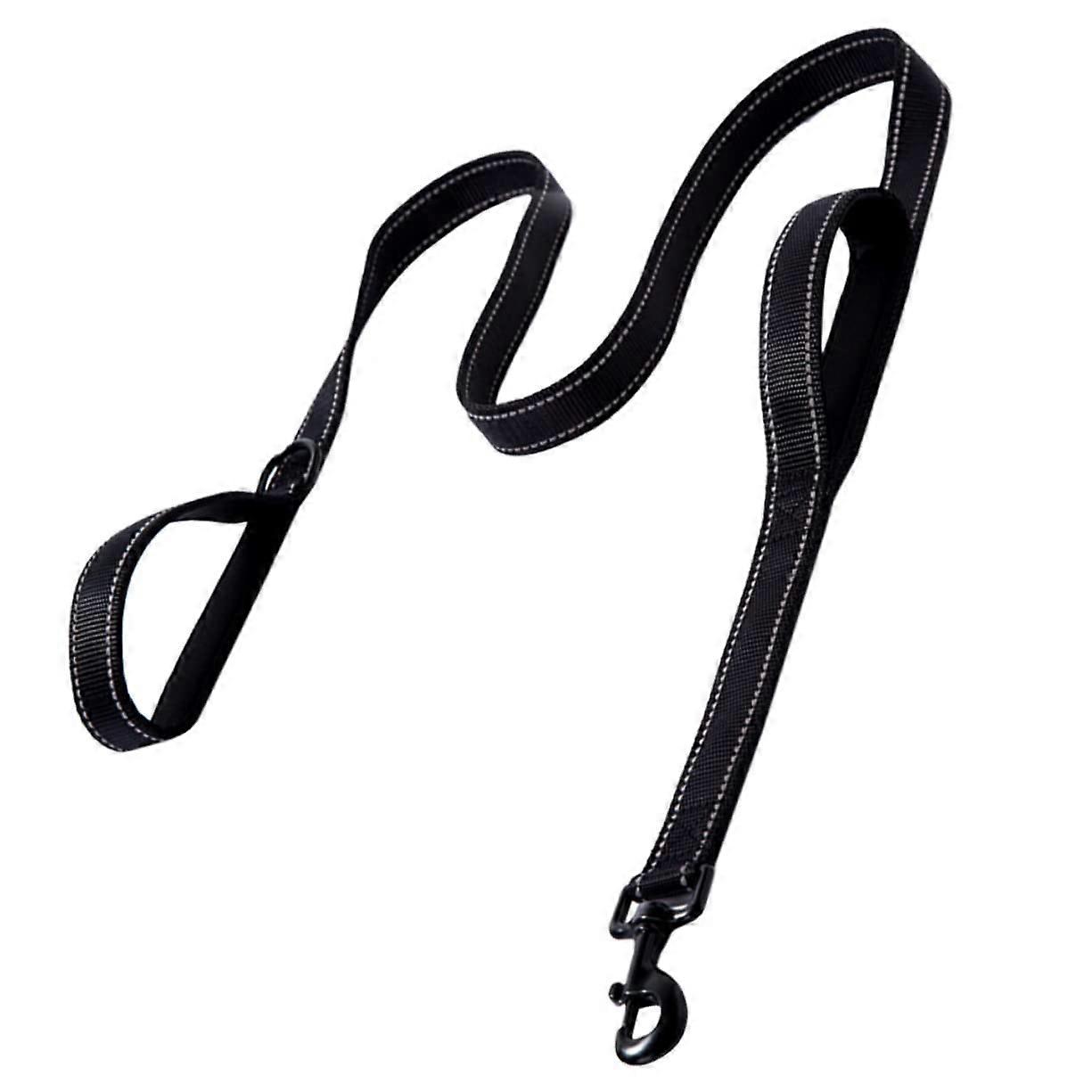 Nylon Dog Leash for Large Dogs Dual-Layer Reflective Training Leash Outdoor Activities Durable and Comfortable