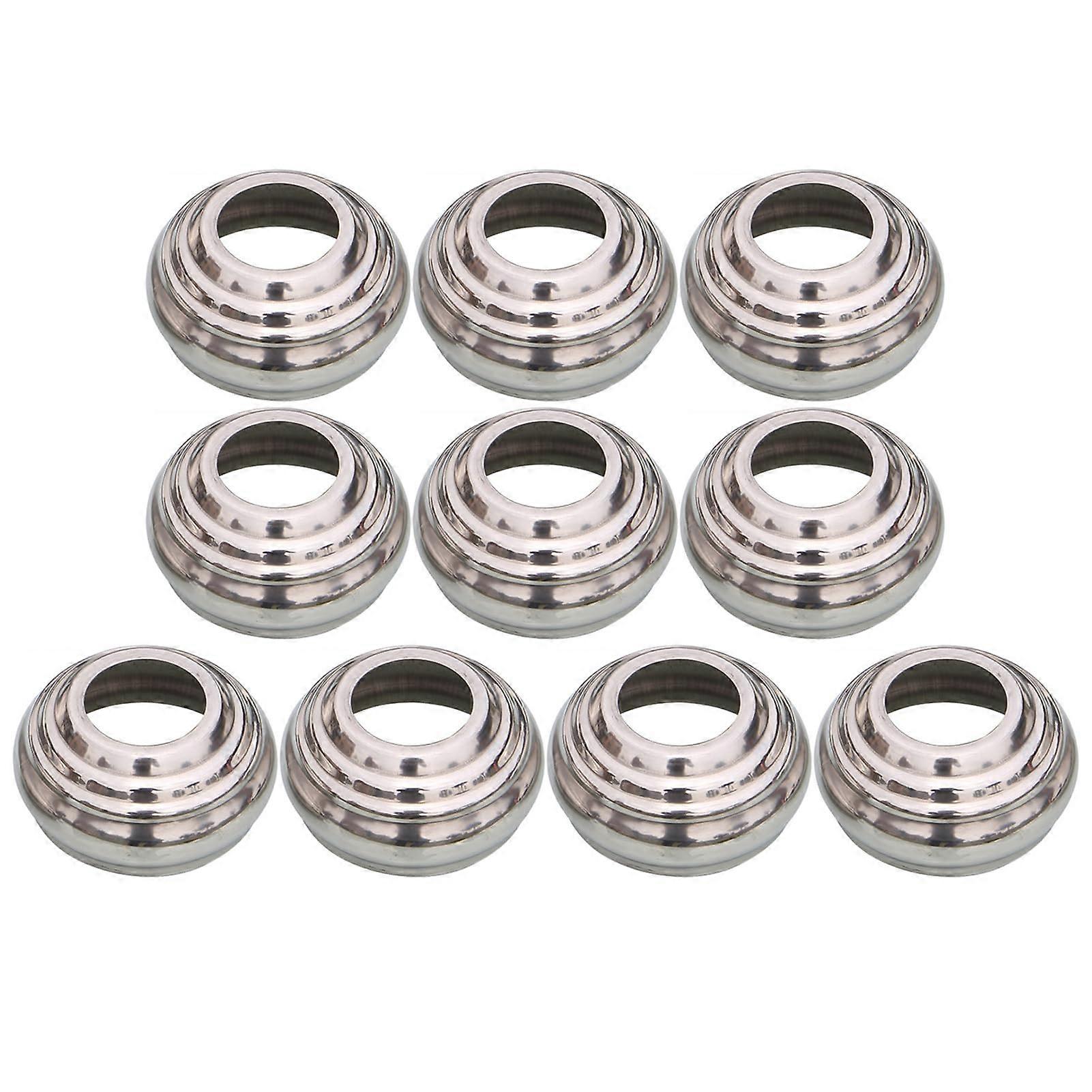 Zaun Mtze, Round pipe socket, Rockschuh, Zierring, 10 pieces (30mm)