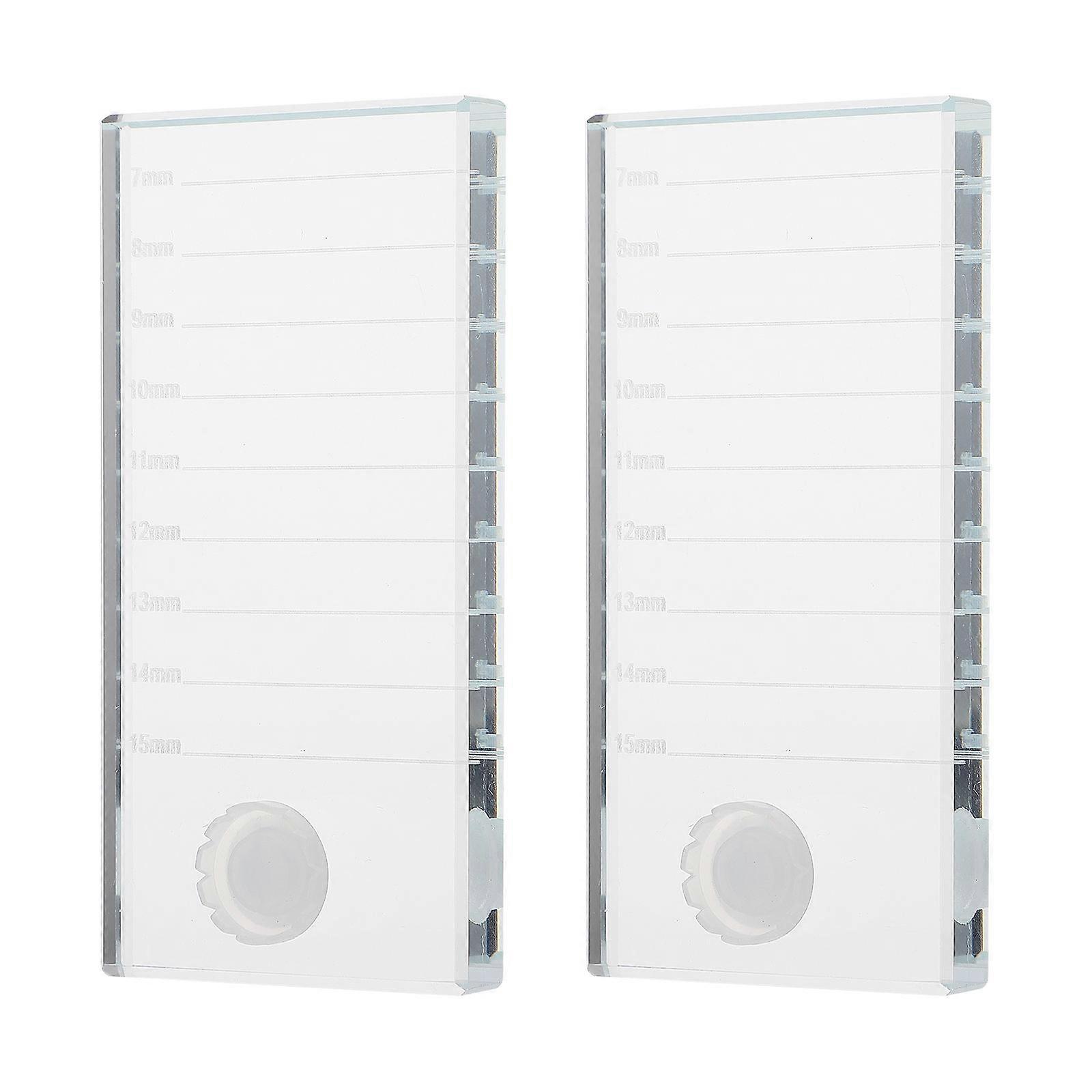 Lash Pallet Eyelash Extension Holder Tray for Salon Use – Adhesive Stand for Easy Application and Volume Fan Making (2pcs)