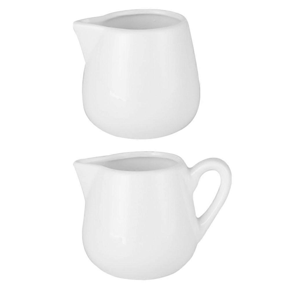 It looks like you're describing a product listing for **ceramic sauce jugs** that can also be used as **milk cups for coffee beverages**. Here's a