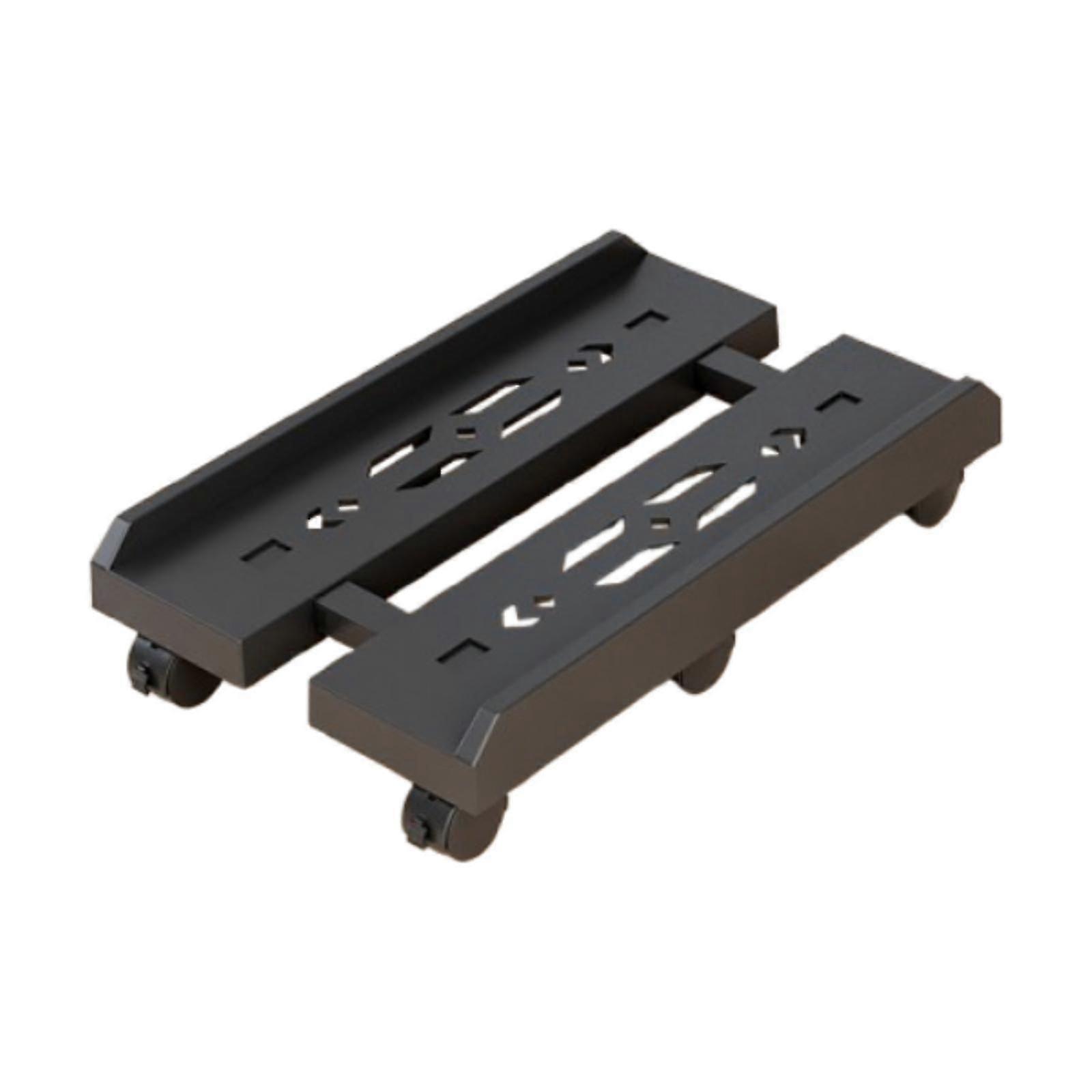 Adjustable Mobile CPU Stand PC Floor Cart Space Saving PC Tower Stand Holder