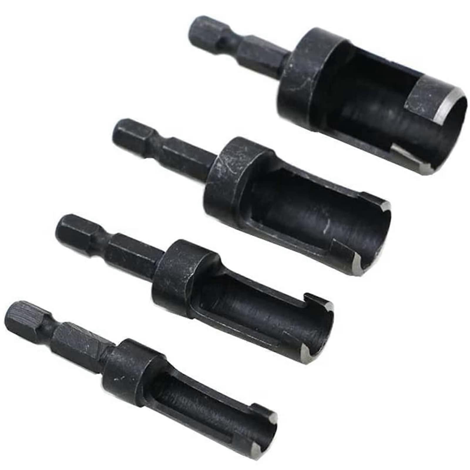 6 mm 10 mm 13 mm 16 mm Wooden Dowel Hole Cutter Bit Set Durable Cork Hole Saw Tool for Dowel Makers