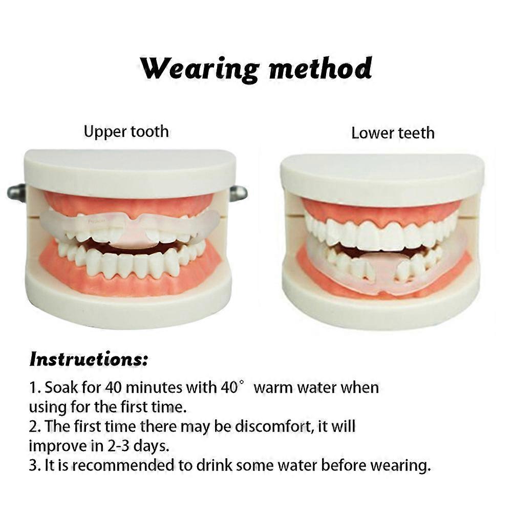 2PCS Anti Molar Braces Adjustable Anti Grinding Braces Teeth Night Protector