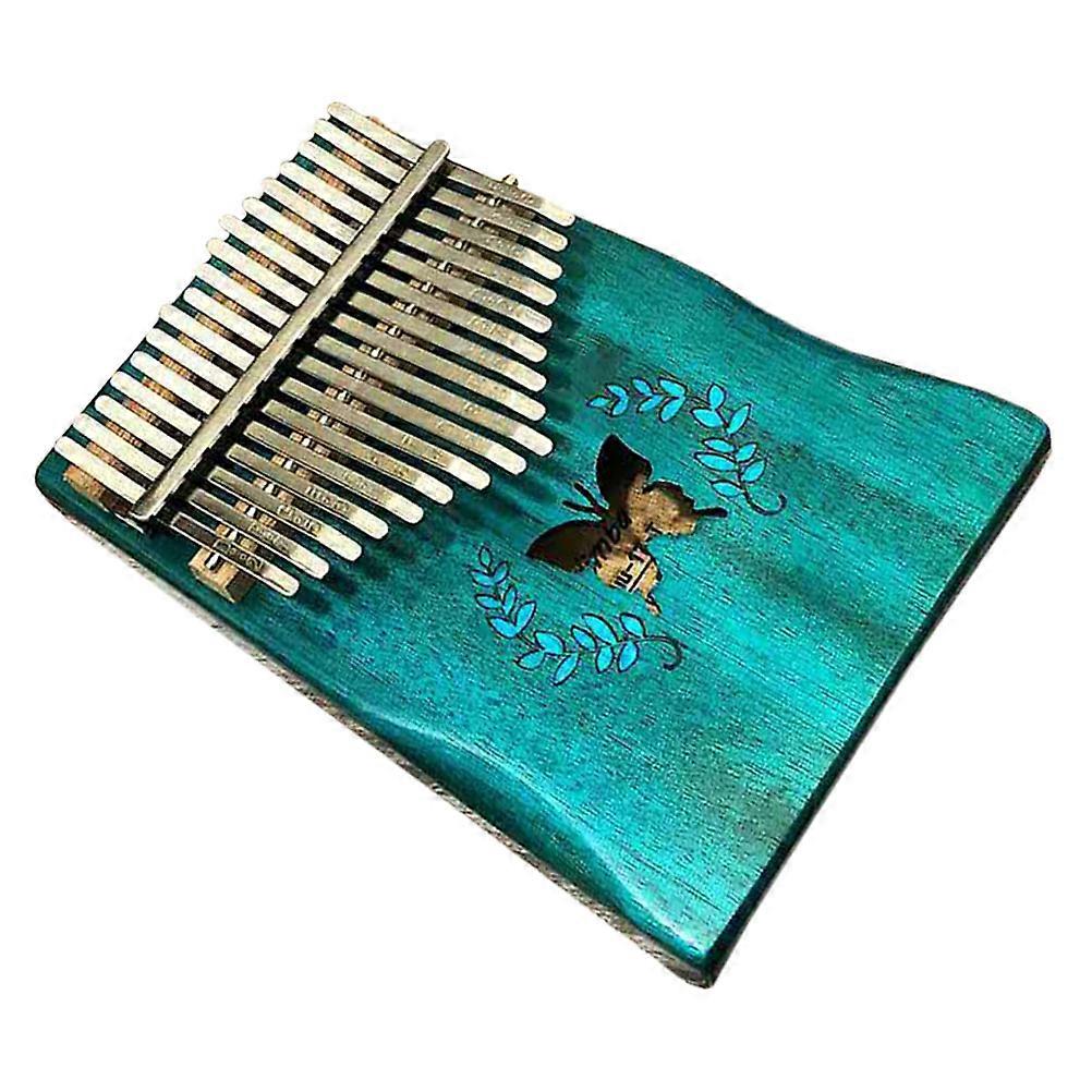 Keys Thumb Piano Mini Kalimba for Beginners Portable Musical Instrument 1 Set Green