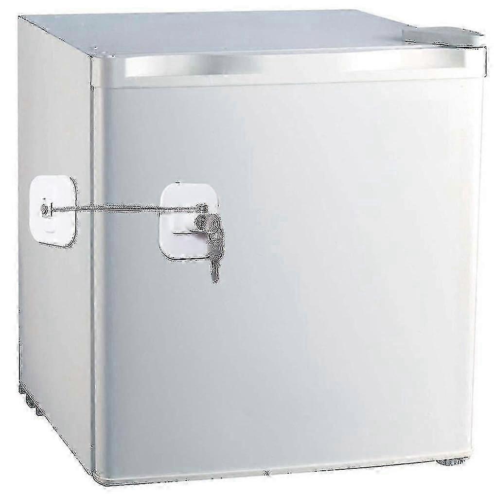 Refrigerator Lock, Mini Fridge Lock With Key For Adults, Lock For A Fridge, Cabinet Door(white 2pac