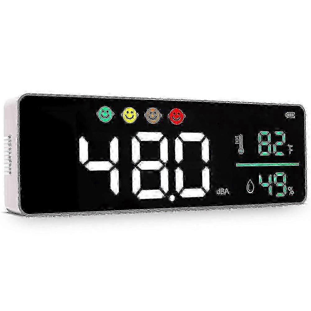 3-in-1 Decibel Meter Sound Level Reader+humidity & Temperature, Classroom Noise Meter,decibel Reader Noise Decibel Meter SZRH A-J