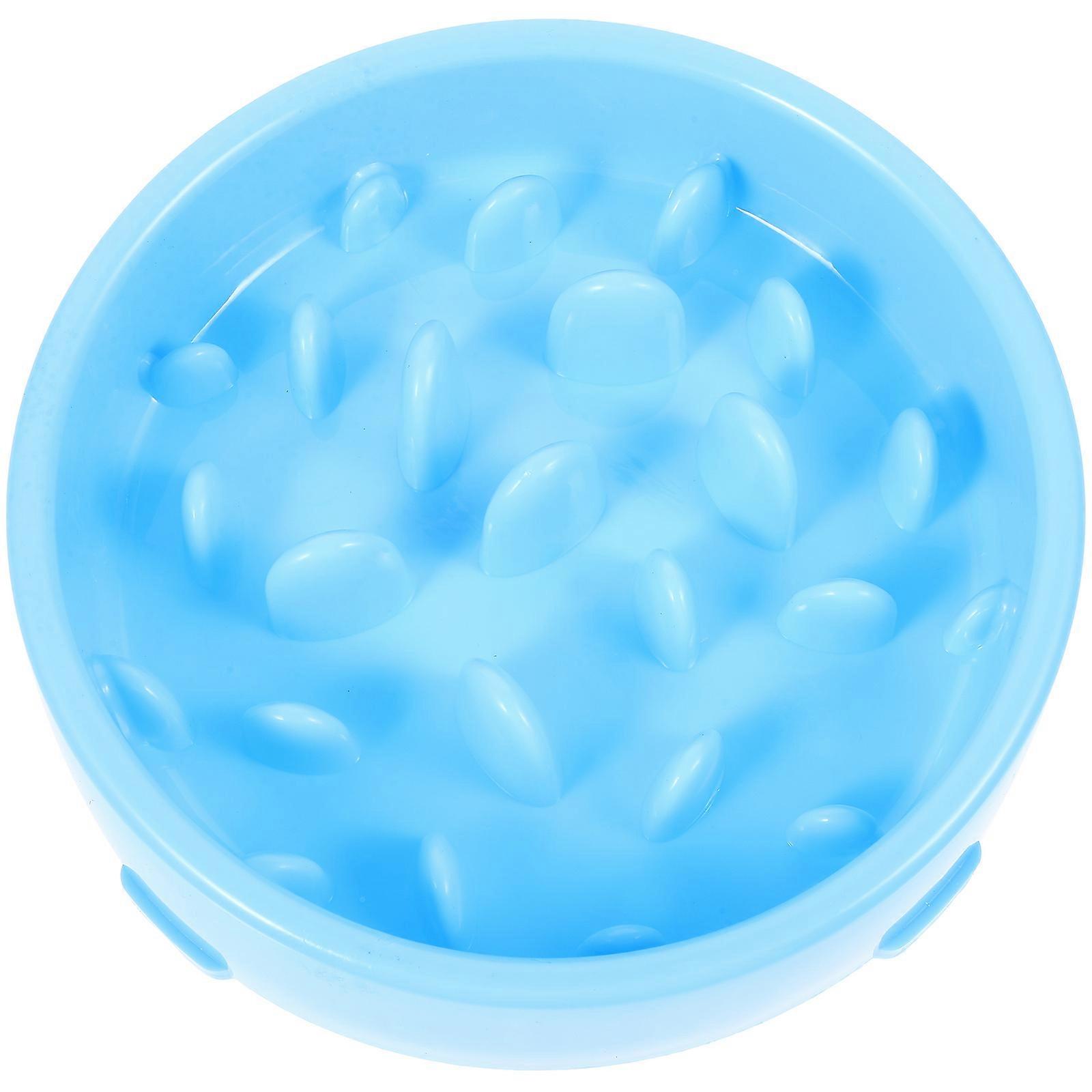 Pet Slow Feeder Bowl for Dogs and Cats – Gulping Design to Reduce Bloat and Vomiting – Compatible with Wet and Dry Food – Travel Friendly