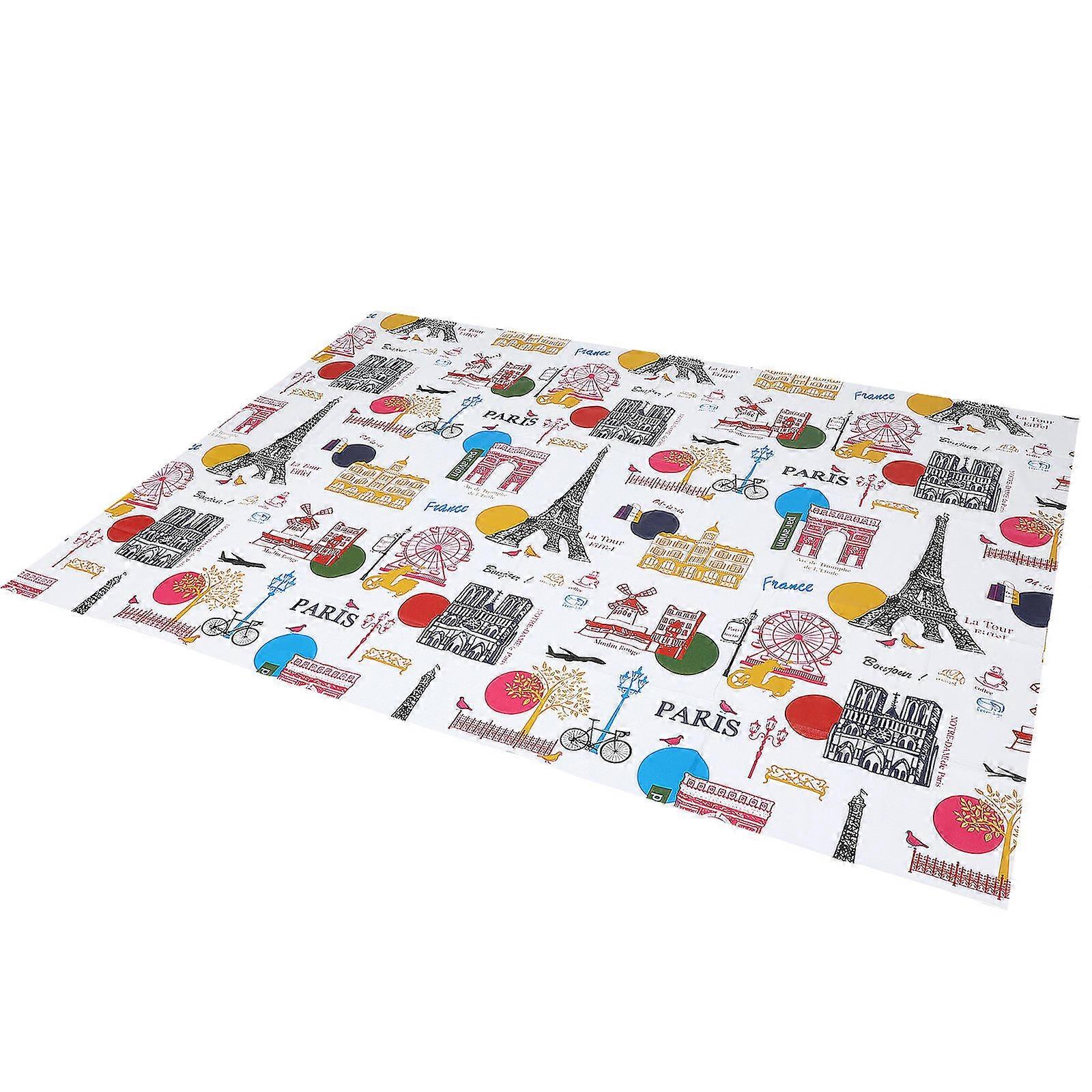 Protective Table Mat Waterproof Peva Table Cover for Children Creativity Activities 140X100CM Protect Tabletop 1Pcs