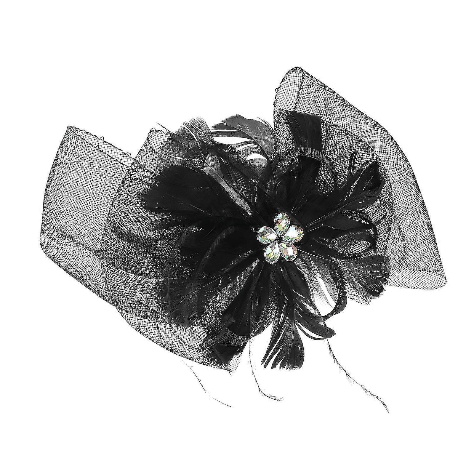 Here's a polished and engaging product description based on your input:
**Mesh Hair Hoops Headdress for Women – Elegant Party Headband for