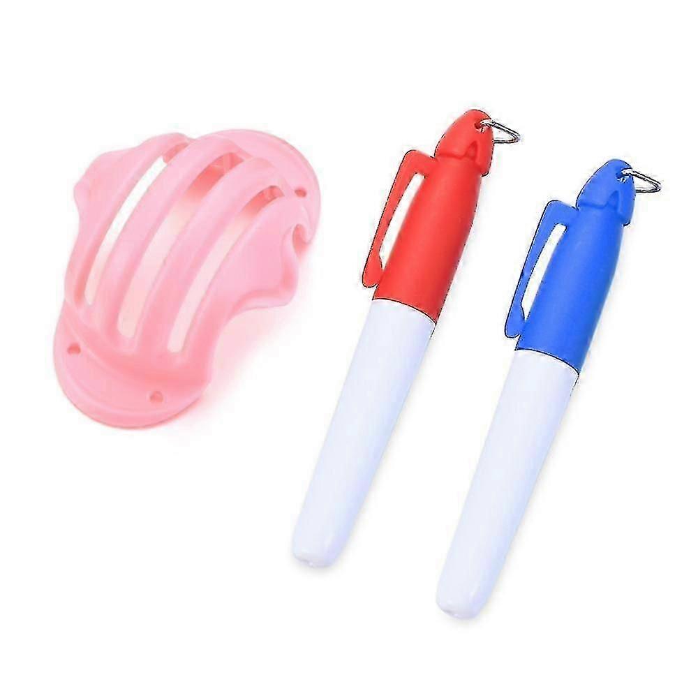 Marker Stencil + 2 Pen Golf Putting, Positioning Aids Golf Ball, Marker