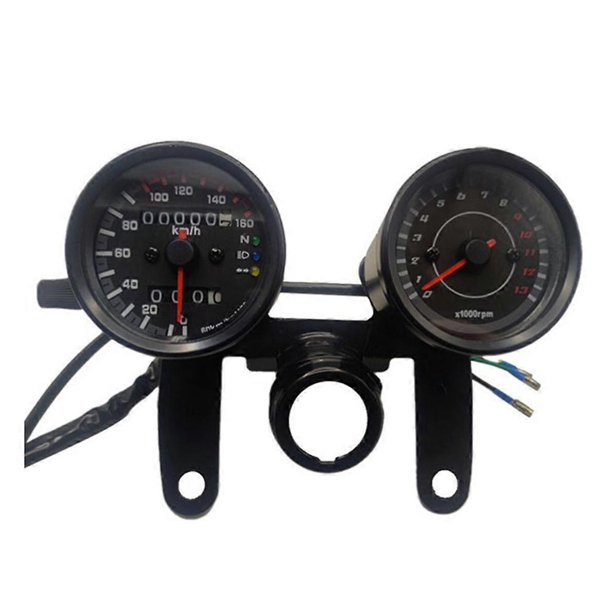 Motorbike Dashboard Retro for Retrofit Odometer Tachometer