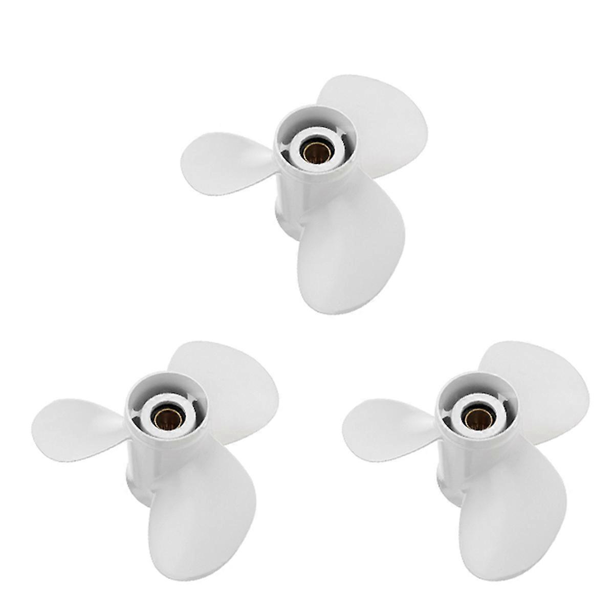 3X Boat Outboard Propeller for 25-60HP 11 1/4 x 14 Marine Propeller 13 Spline Tooth 663-45958-01-EL