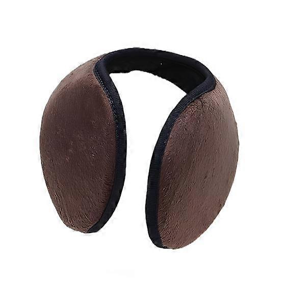 Unisex Winter Earmuffs Thick Plush Ear Protection Windproof Anti-slip Firm Stitching Commuting Outdoor Skiing Decorative Ear Warmers