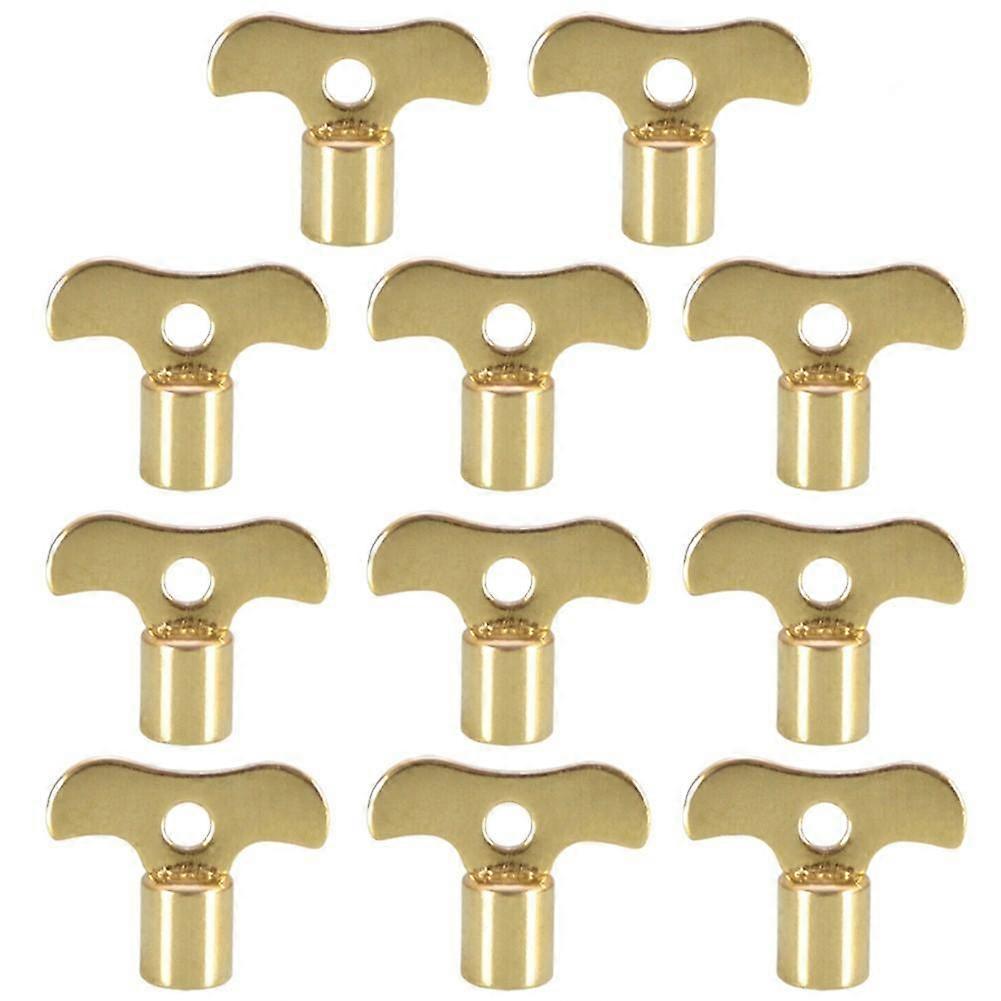 10pcs/set Faucet Key Key Switch Water Tap Key Gold Color