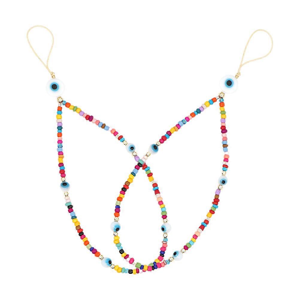 Phone Strap Lanyard 2Pcs Hanging Decoration For Girlfriends 7.1X2X0.2in Assorted Color Simple Design