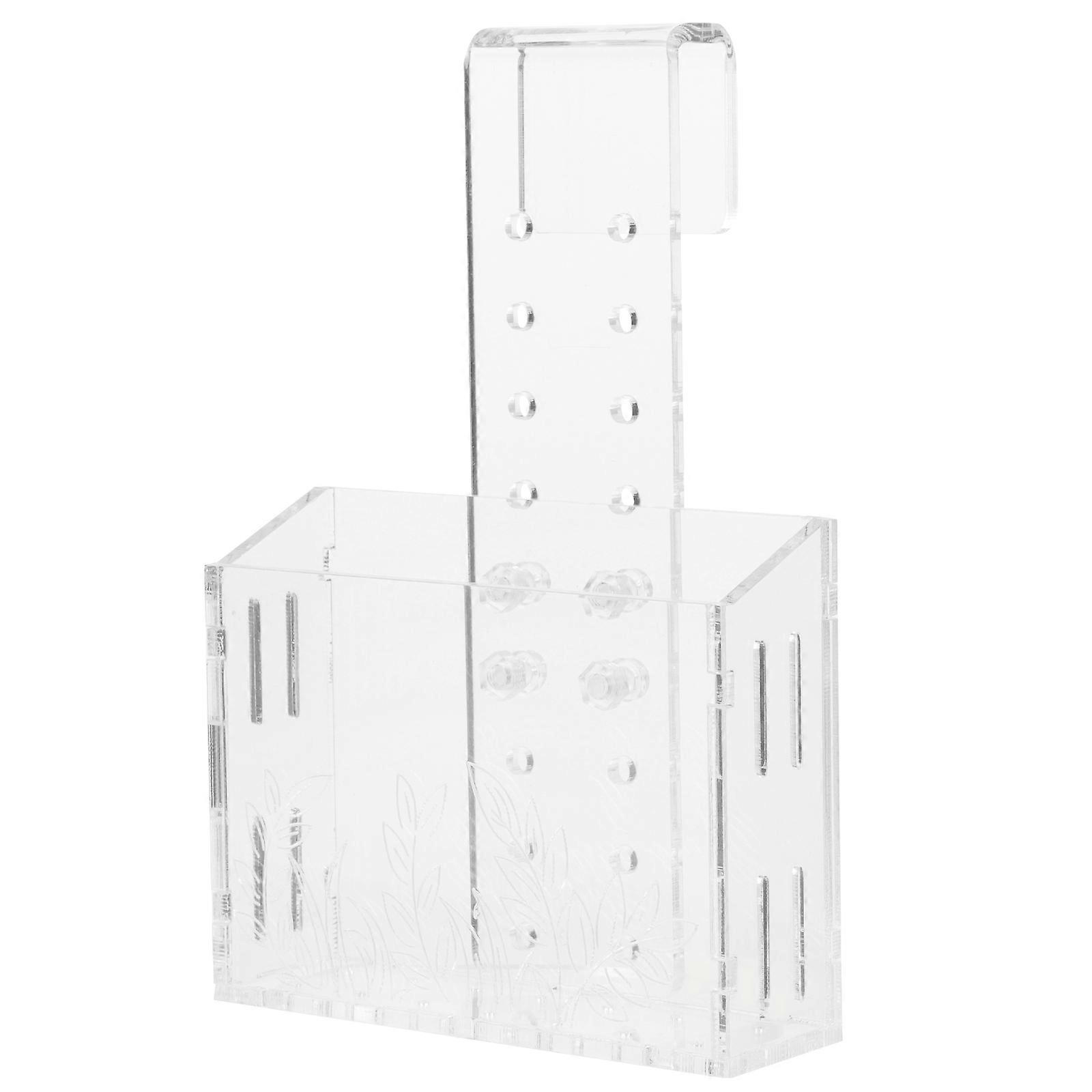 Fish Tank Water Plants Planter Convenient Container For Aquarium Decorations 20x10cm Acrylic Fish Lovers Use 1Pcs