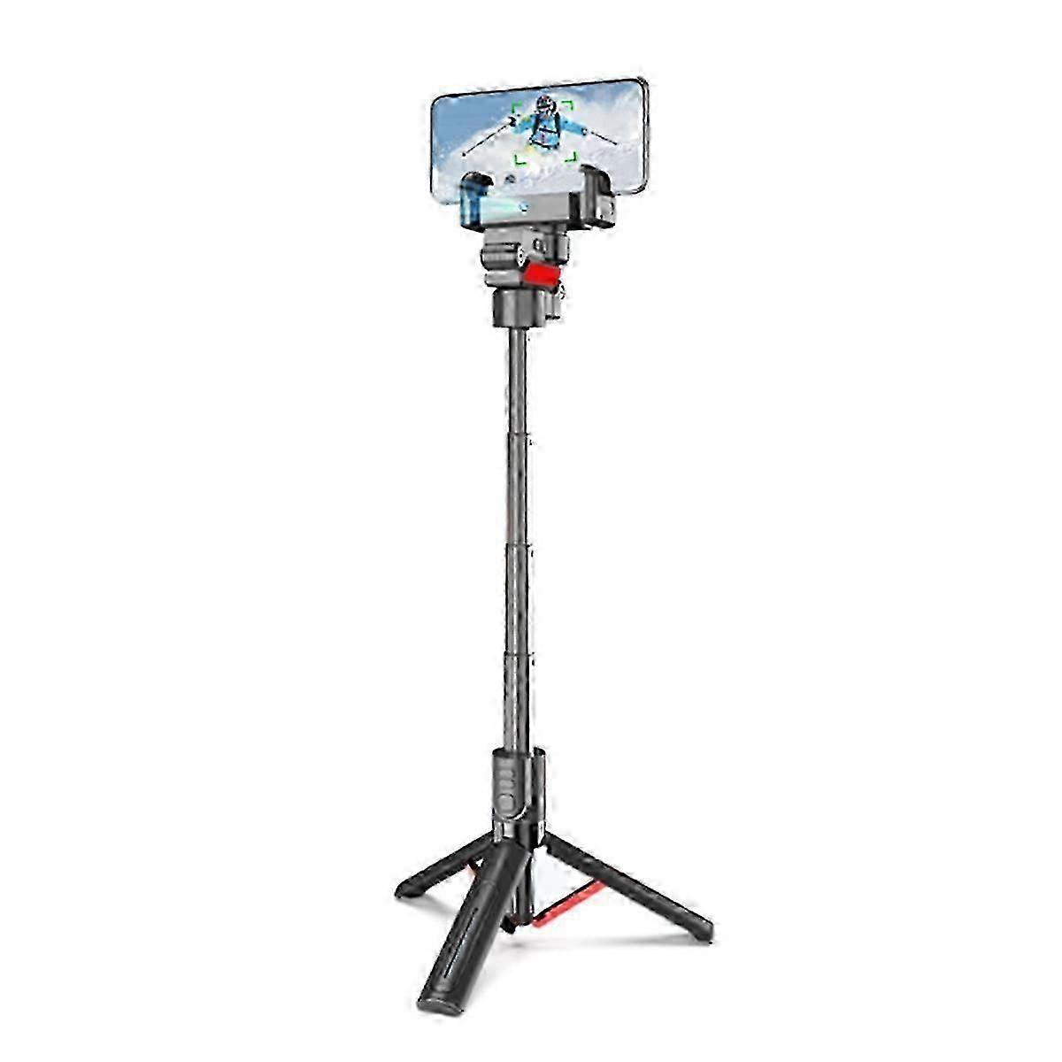 Auto Ai Face Tracking Selfie Stick Tripod 360 Auto Rotation Follow Gimbal Stabilizer with Remote for Live Selfie