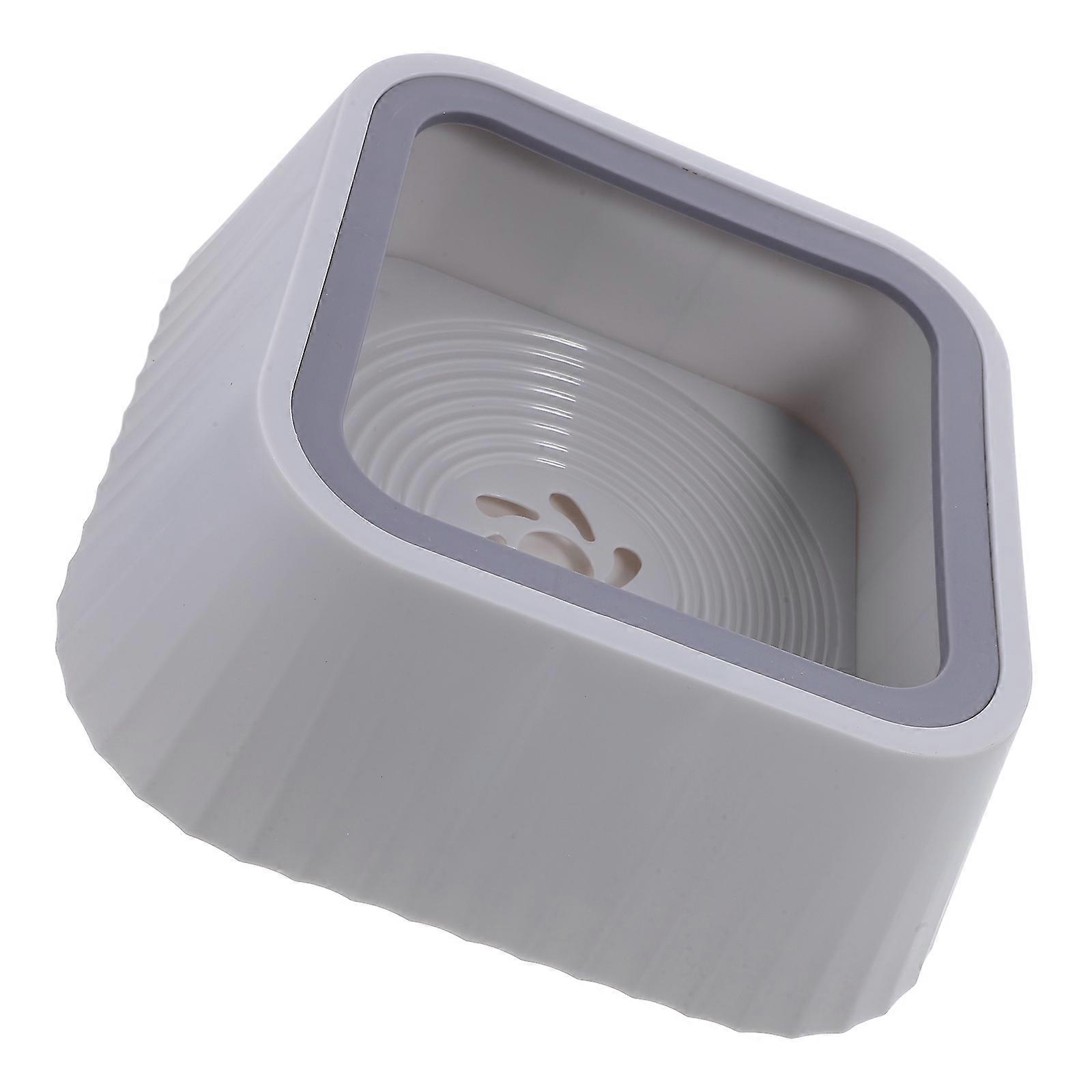 No Spill Anti Tip Floating Water Bowl for Pets Slow Feeder Dog and Cat Drinking Bowl 1 Set