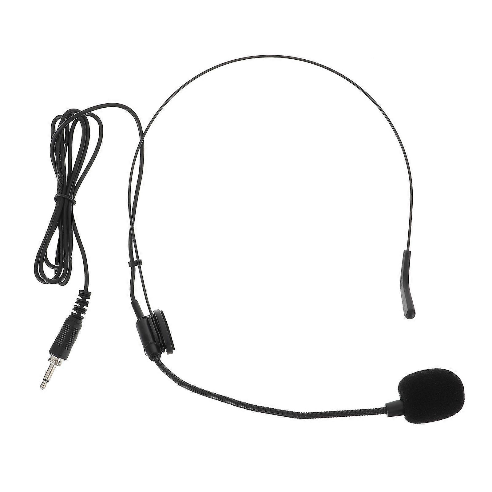 Boom Microphone with Copper Material for Speaking Use Lightweight with Sponge Comfort Black