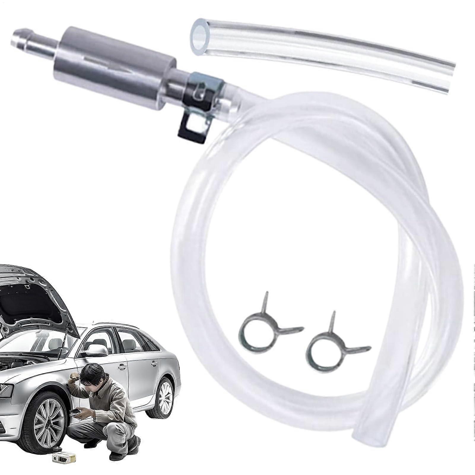 Motorcycle Brake Bleeding Kit With One-Way Check Valve, Brake Fluid Connection Hose For Hydraulic Systems Car Scooter