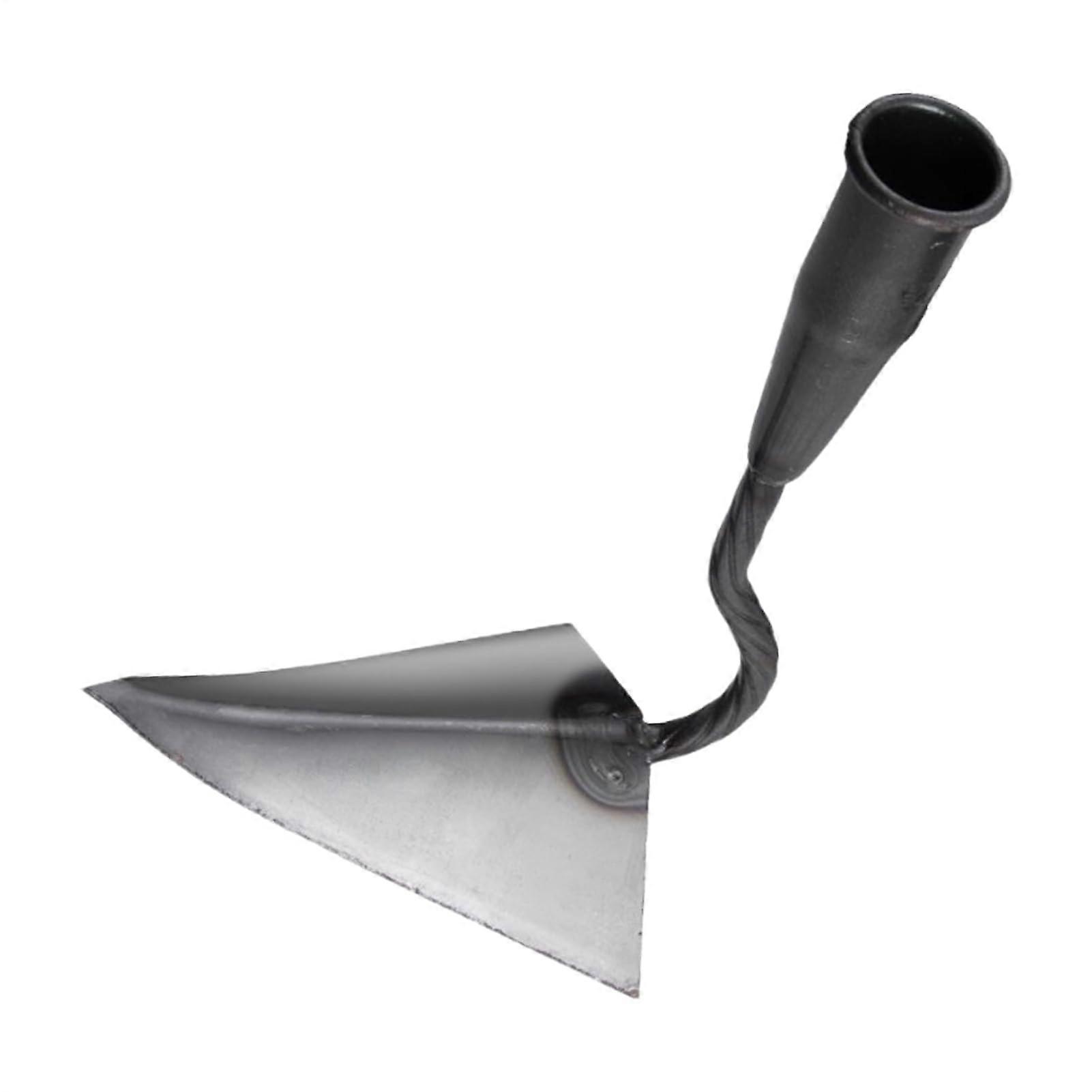 Garden hoe Soil leveling hoe for ground leveling, ergonomic triangular hoe for weeding, suitable for gardening, flower beds, and lawn care, 17cm.