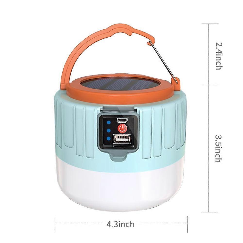 USB Rechargeable LED Camping Lantern With Remote Control, 3 Lighting Modes, Emergency