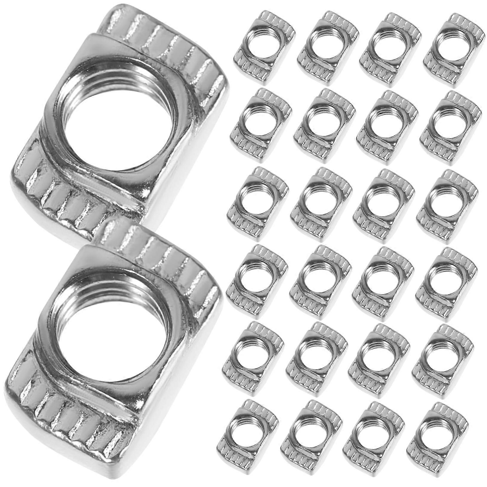 Aluminium Profiles T Nut M5 X 10 X 6 Pack Of 200, Slim Silver, For Spark Plug Thread Repair And Aluminium Trim