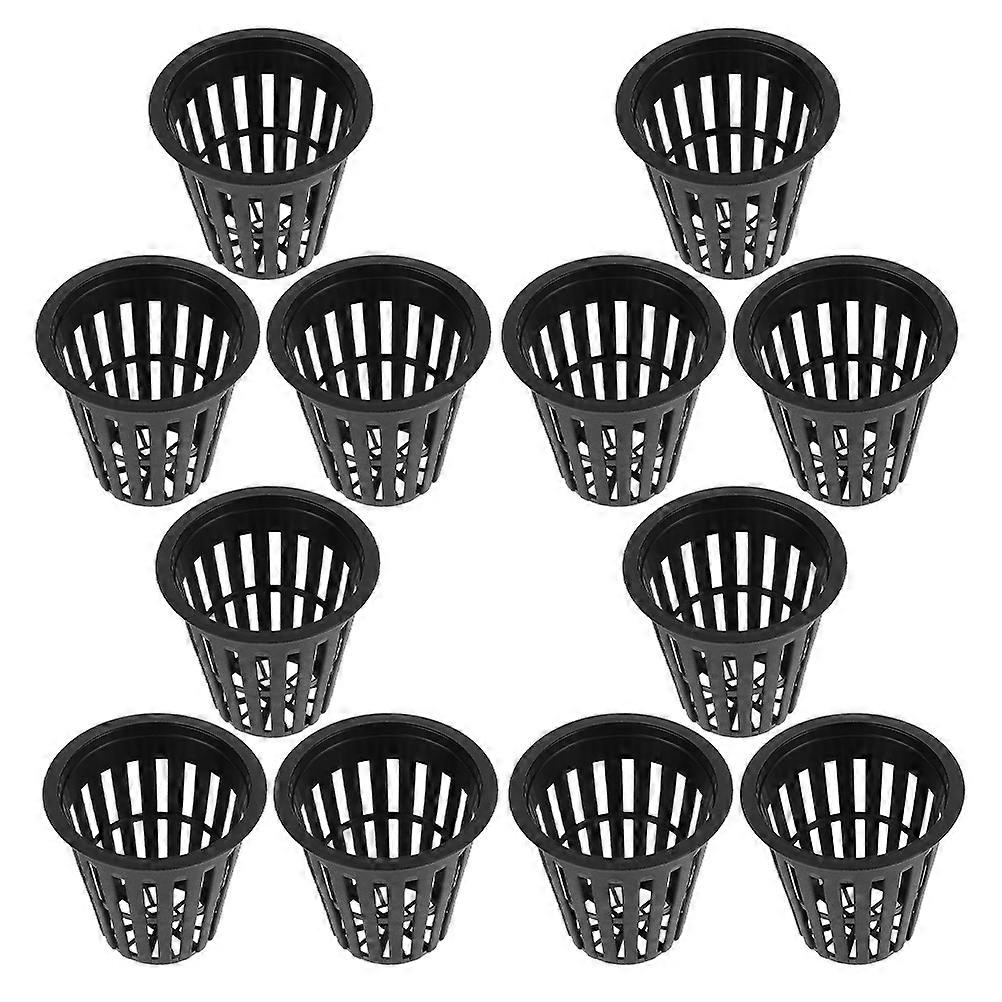 12pcs Hydroponic Net Cups Plant Pots Growing System Baskets Mini Pots