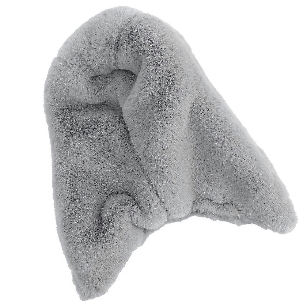 Parrot Warm Sleeping Blanket Plush Bedding For Birds Light Grey 22x15cm Security 1Pcs