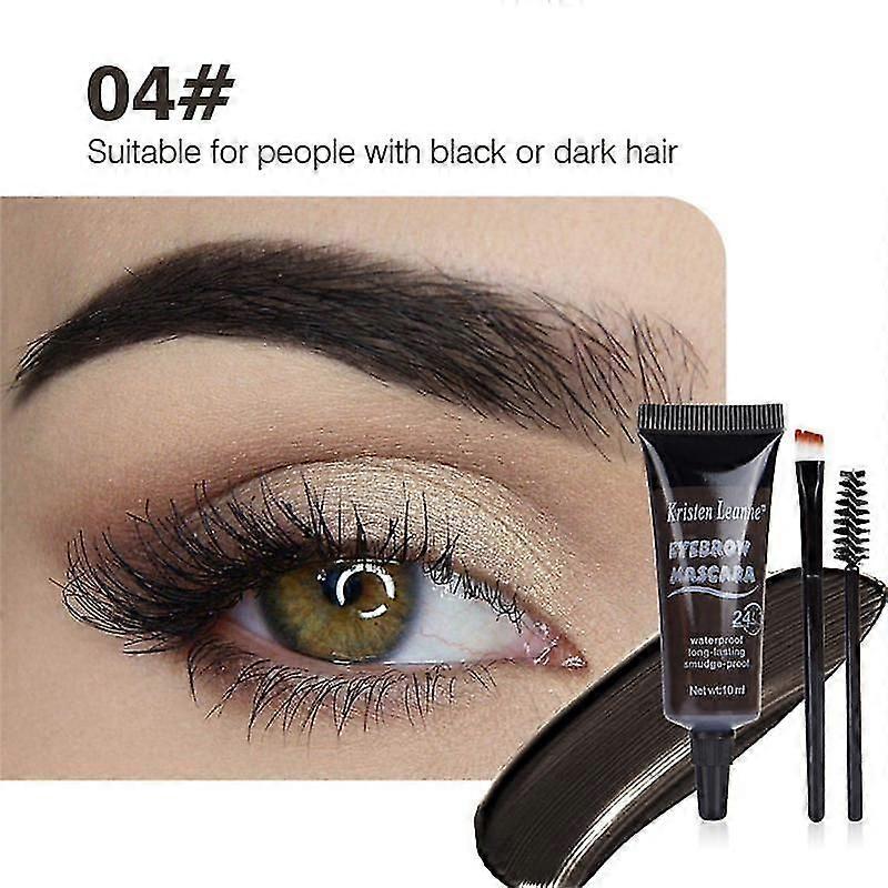 4 Couleurs Professional Eyelash Eyebrow Dye Tint Diy Fast Tint Easy Dye Gel Eyelash Tint Kit Semi Permanent Sourcils Coloring Cream