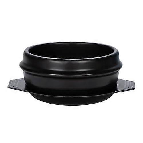 Bowl, ceramic pot for stew, including tray, versatile usability, heat retention, durable stoneware construction, 1100ml