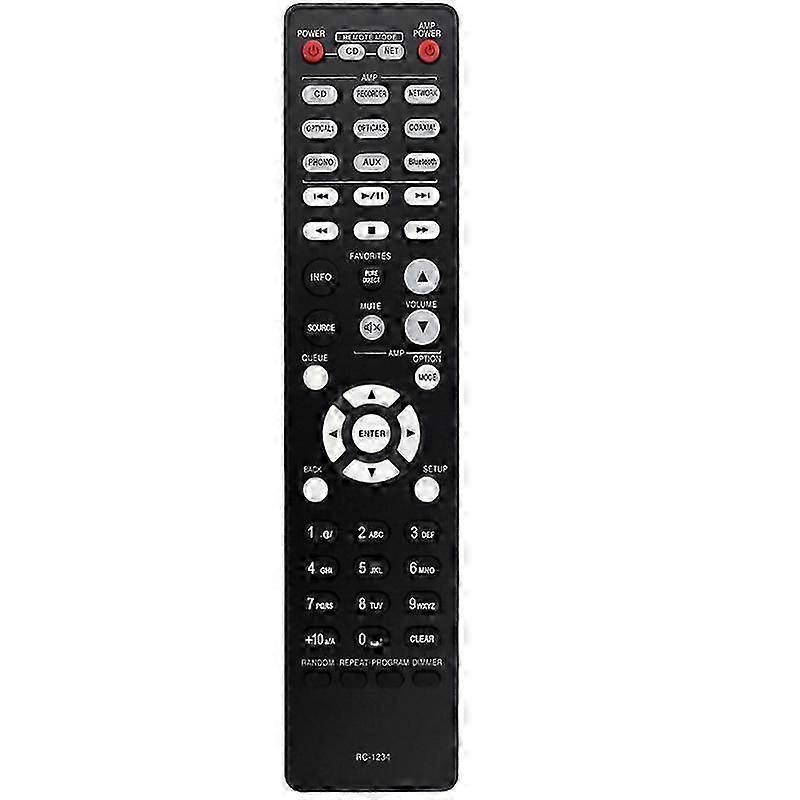 RC-1234 Replace Remote Control for Denon Compact Disc Player DCD600NE