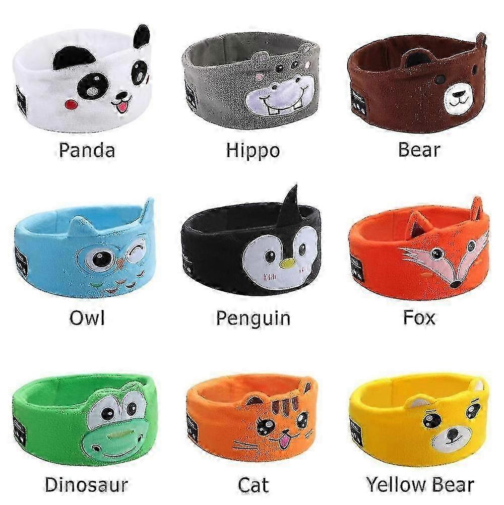 Enfants Bluetooth Bandeau Casque Écouteur Mignon Sans Fil Sommeil Musique Couvre-Bien