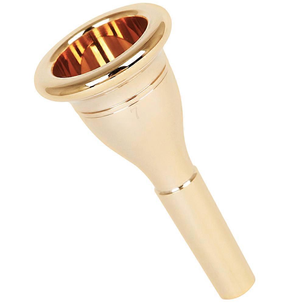 It looks like you're describing a **trumpet with a gold plated mouthpiece** — possibly for a product listing or informational description. Here's a