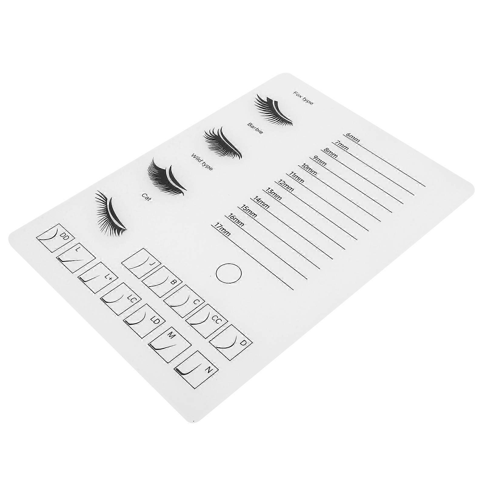 Thickened Acrylic Lash Extension Tray Organizer for Professional Eyelash Supplies – Enlarged & Stable Lash Display Tile