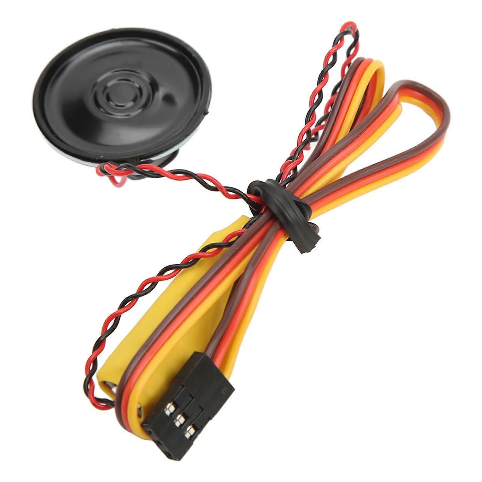 RC Car Speaker, 90 DB RC Car Mini Siren Horn Speaker, Manual Remote Control, Universal for 1/8 1/10 RC Vehicles
