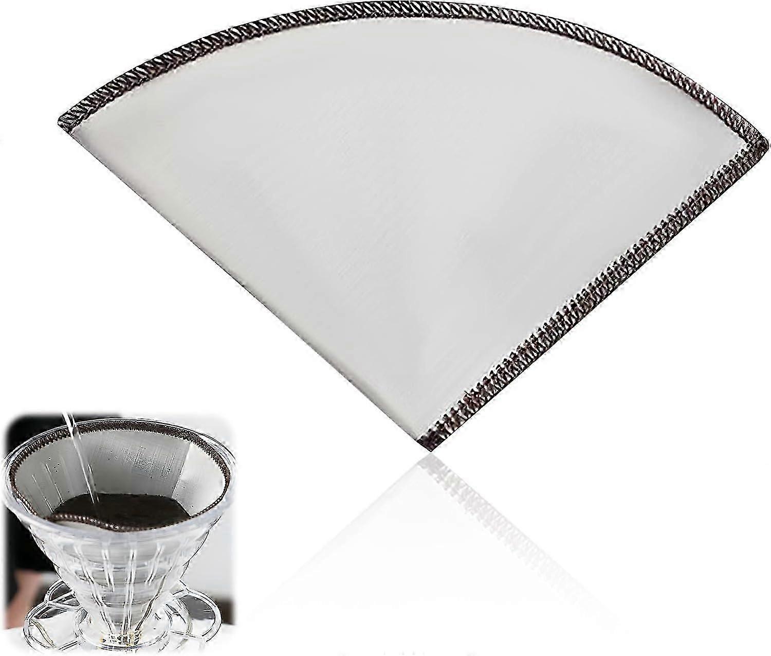 Reusable Coffee Filter, Size 4, Permanent Stainless Steel Filter for Coffee Maker Compatible with Machines (HD7546/20) and Other Filter Coffee Machin