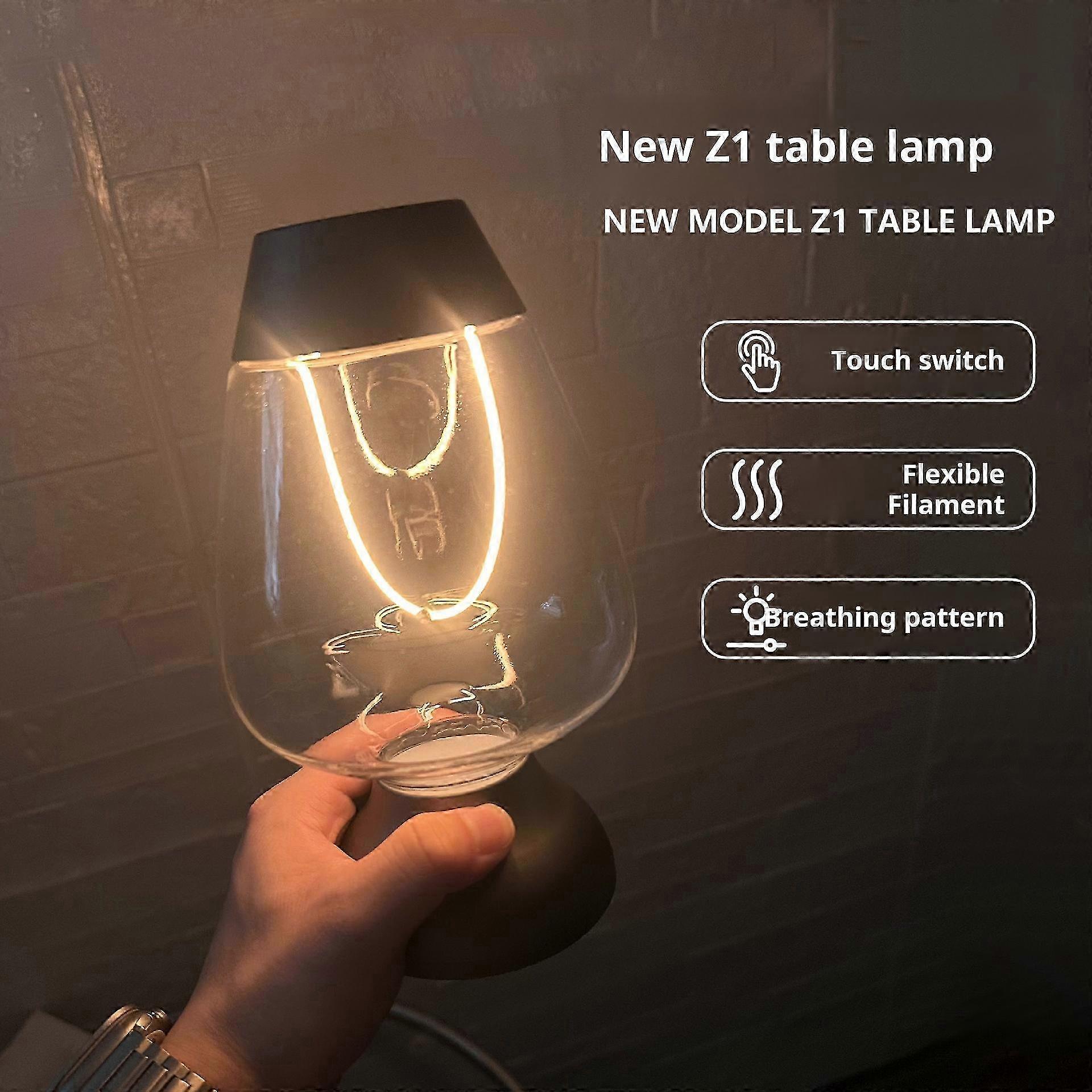 2025 Three-level adjustable warm light LED rechargeable touch atmosphere light, night light