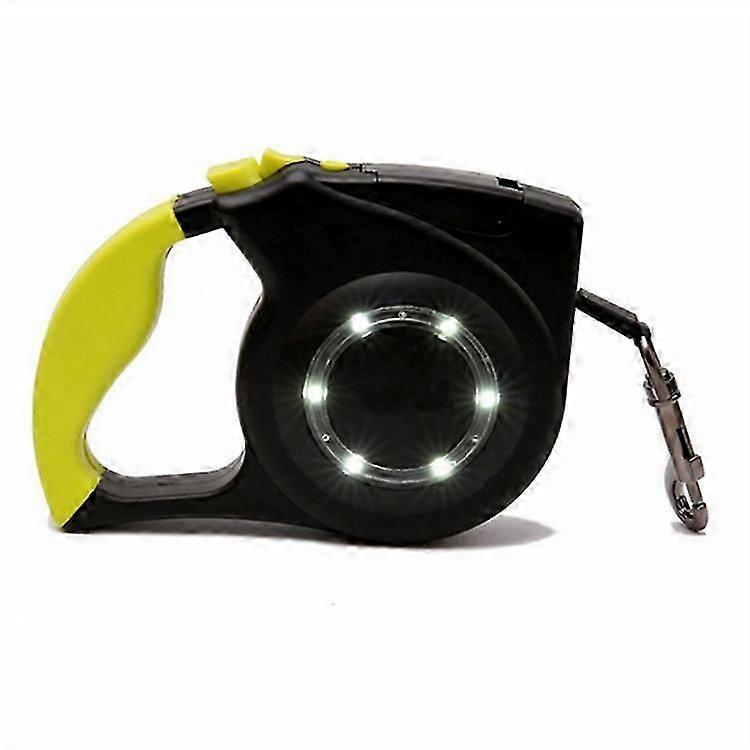 Retractable Dog Leash Adjustable Heavy Duty Led Dog Walking Leash With Non-slip Handle