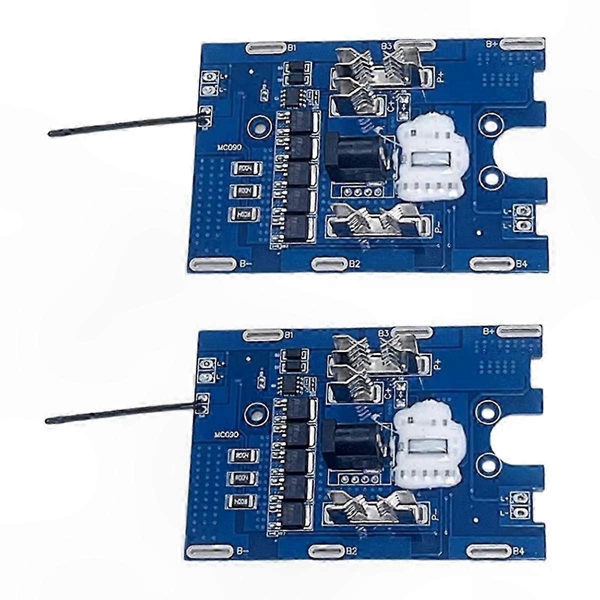 5S 21V 25A Lithium Battery Protection Board Module, 2Pcs Circuit Board for Lithium Batteries