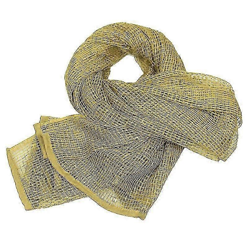 Tactical Mesh Sciarpa Sport all'aperto Pollo Camouflage Grande Mesh Sciarpa Field Army Fan Camouflage Mesh-camo Mesh Net Tactical Scarf For Hunting Shootin
