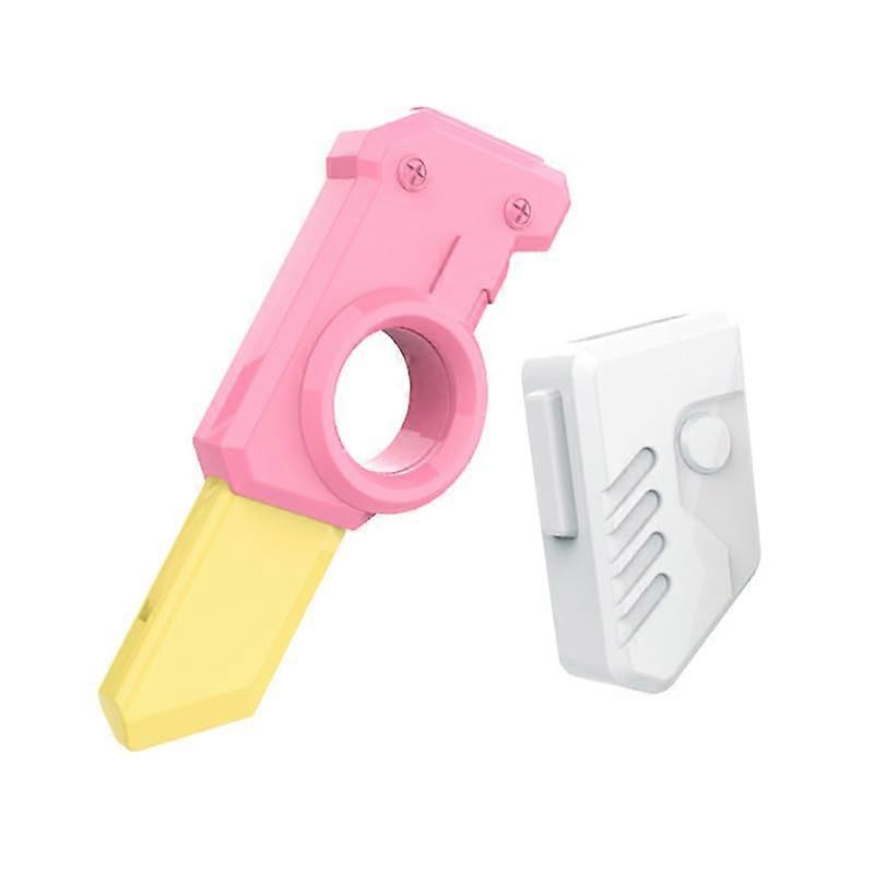 3D Printed Radish Knife Toy, Made From Reclaimed Wood, Gravity Jump Toy, Decompression Toy, Model A2, One Color