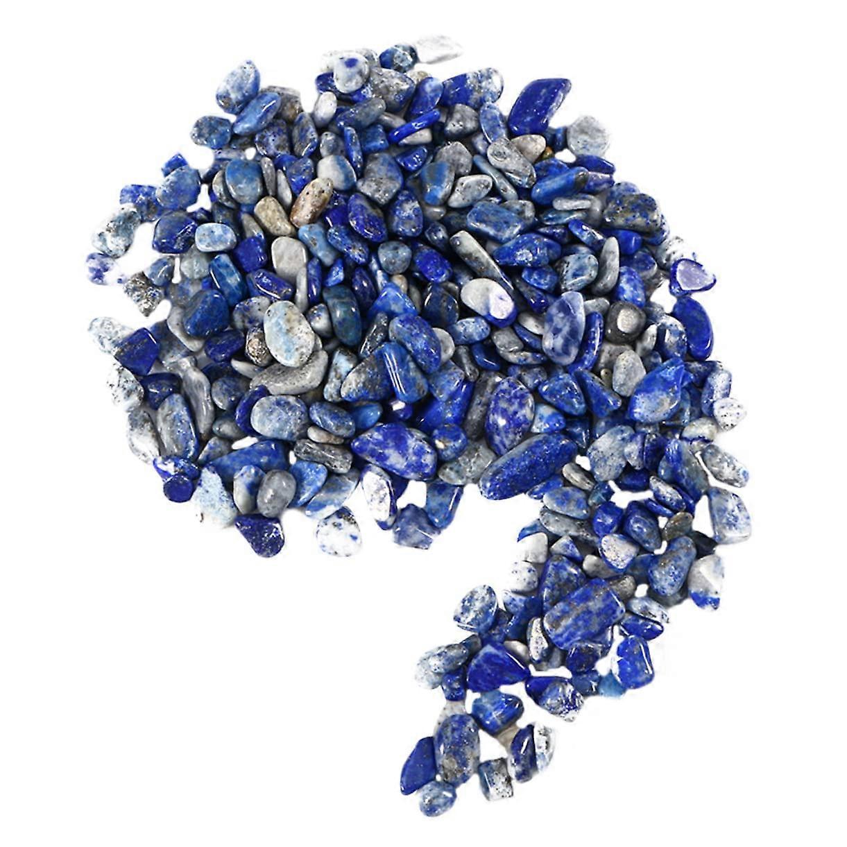 Fish Tank S Gravel 200g Irregular Decorative Stones Aquarium S Decorative Gravel Blue 0.9X0.7CM