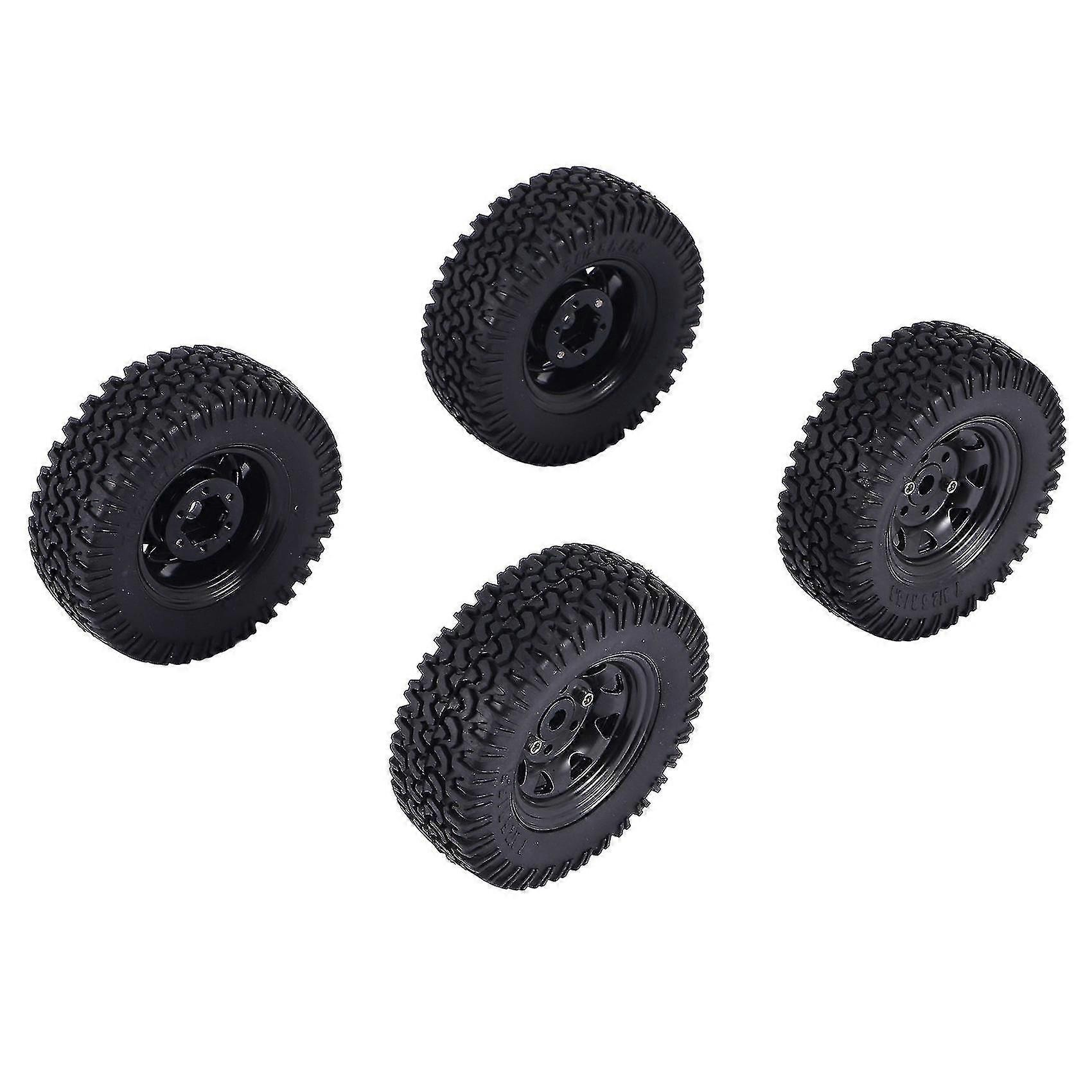 4pcs 1.55" Beadlock Wheels for 1/10 RC Crawler Car Axial SCX10 LC70