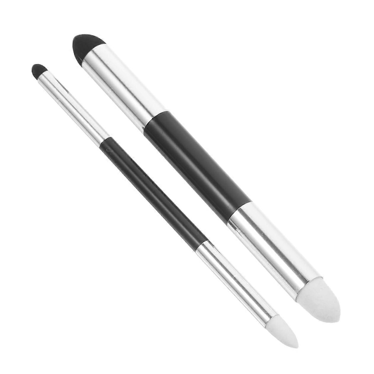 2pcs Double Ended Sponge Pen Washable Blending Stumps for Art Precision Drawing Tools for Sketching Professional Erasers for Detailing and Correction
