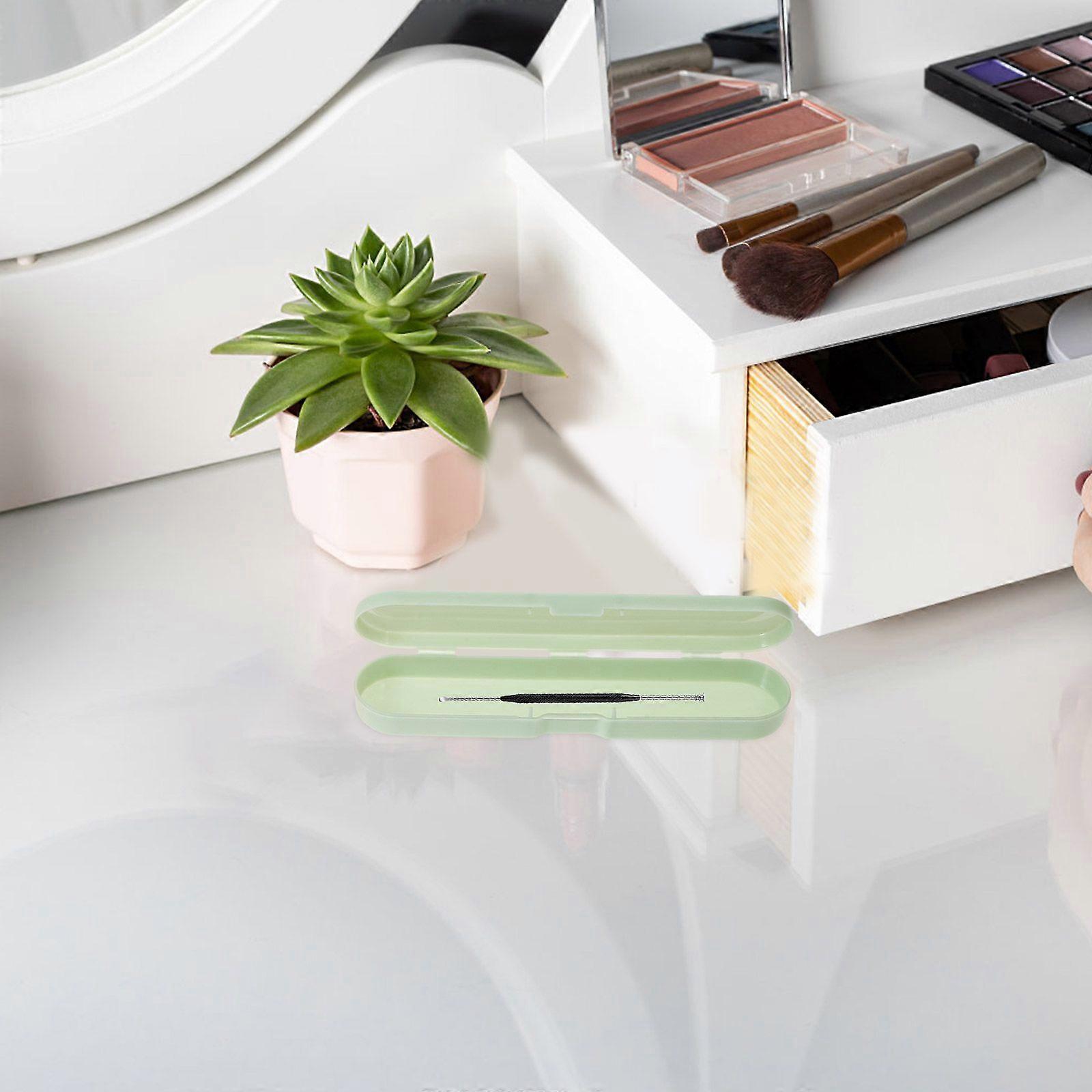 6pcs Portable Flatware Box Travel Tableware Storage Case Plastic Digital Thermometer Storage Case Needle Storage Box Pencil Case For Home