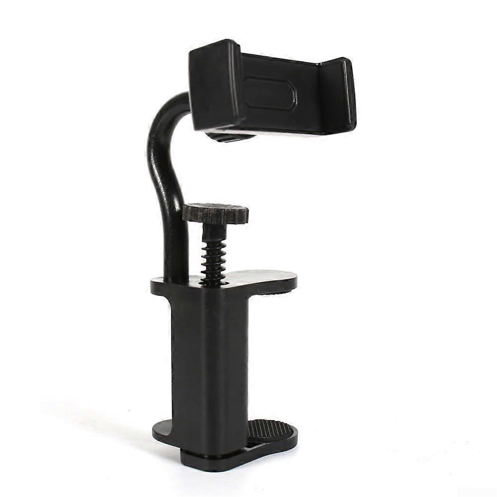 Portable phone mount for guitarists keeps your smartphone securely attached during use.