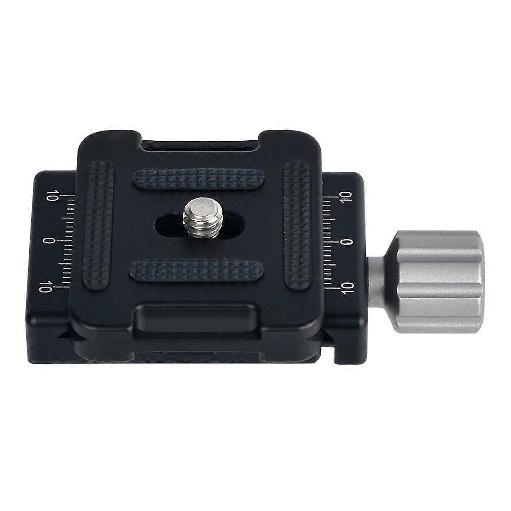 Andoer DC-34 Quick Release Plate Clamp Adapter with One Quick Release Plate 1/4" Screw for Arca-Swiss AS Standard QR Tripod Head