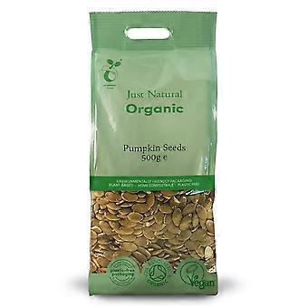 Just Natural Organic Organic Pumpkin Seeds 500g - 2 Pack