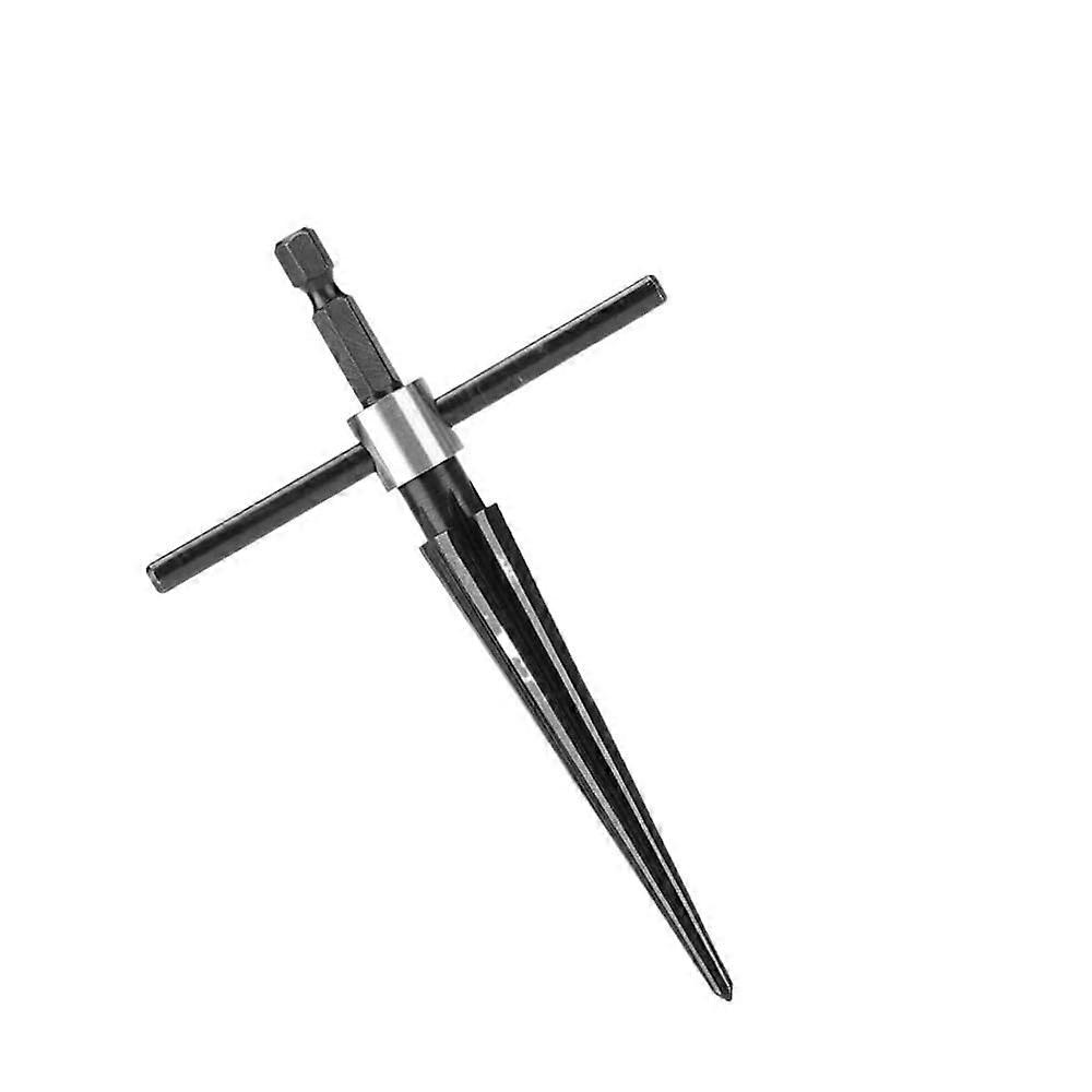Taper Reamer Drill Bit Hex Shank Chamfer T-Handle Metric Woodworking Bridge Pin Hole Cutter Reamer Drill Bit A
